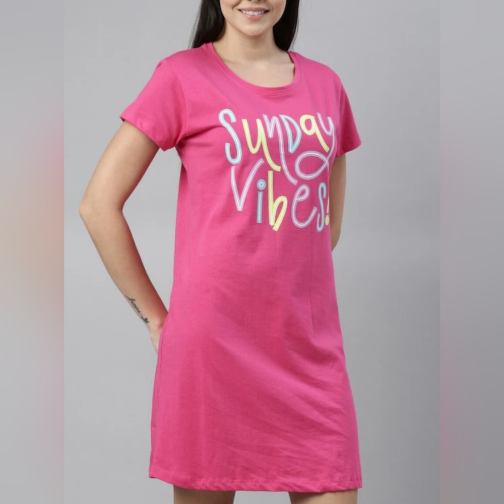 New Womens cotton sleepshirt /night dress